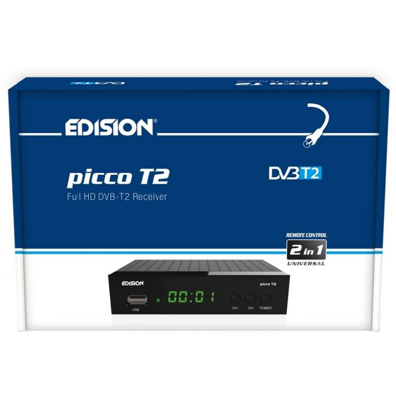 Edision Picco T2 Récepteur DVB T2 terrestre