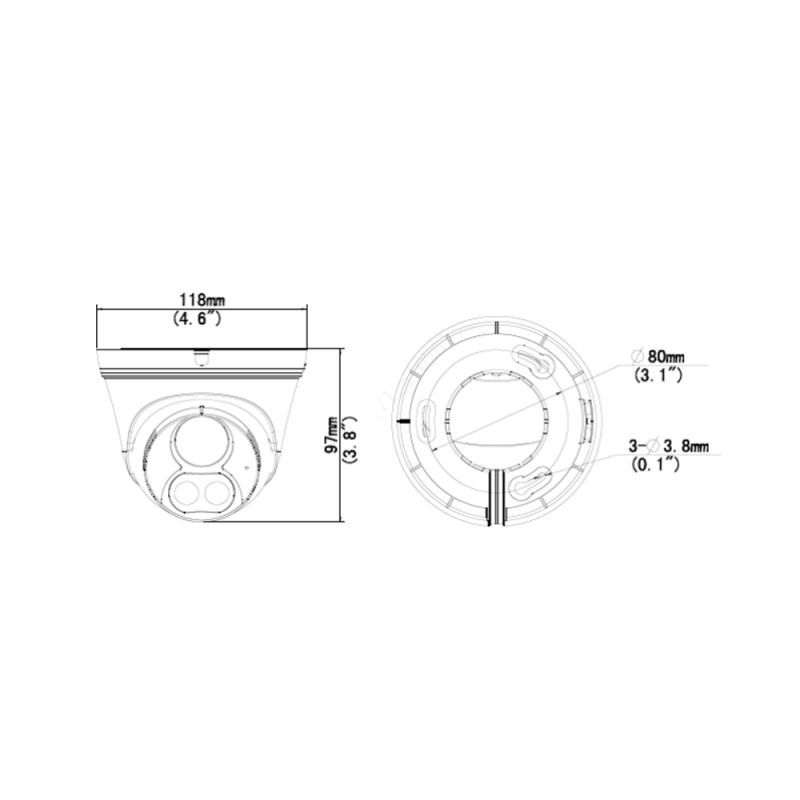 Uniarch UV IPC T213 APF28W 3 MP IP Camera Uniarch Range 1 2 7