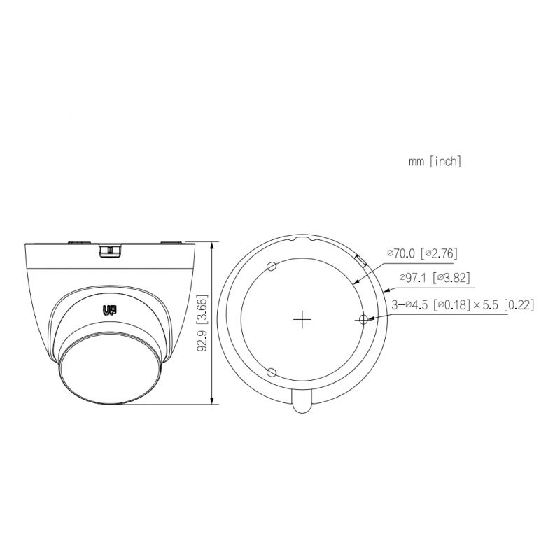 Dahua Hac Hdw Tlq A Led B Hdcvi Dome In M Full Color