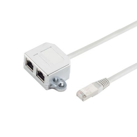 Adaptateur de câble de connexion Ethernet / Ethernet 5e 0.1m