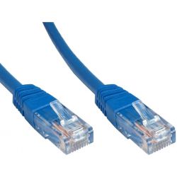 Cabo da rede RJ45 1m Cat 6a S/FTP PIMF LSZH 500MHz azul