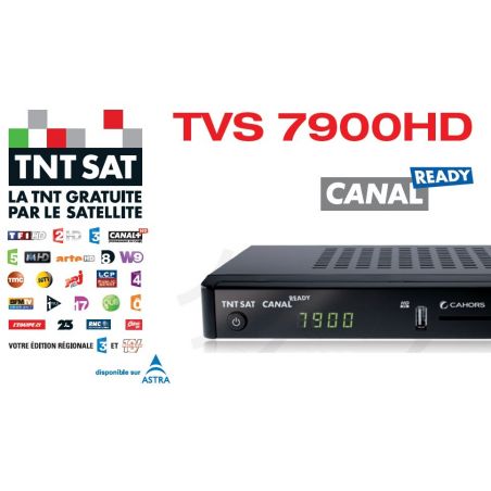 Cahors satellite receiver (Visiosat) TVS 7900HD TNT Sat France four ...