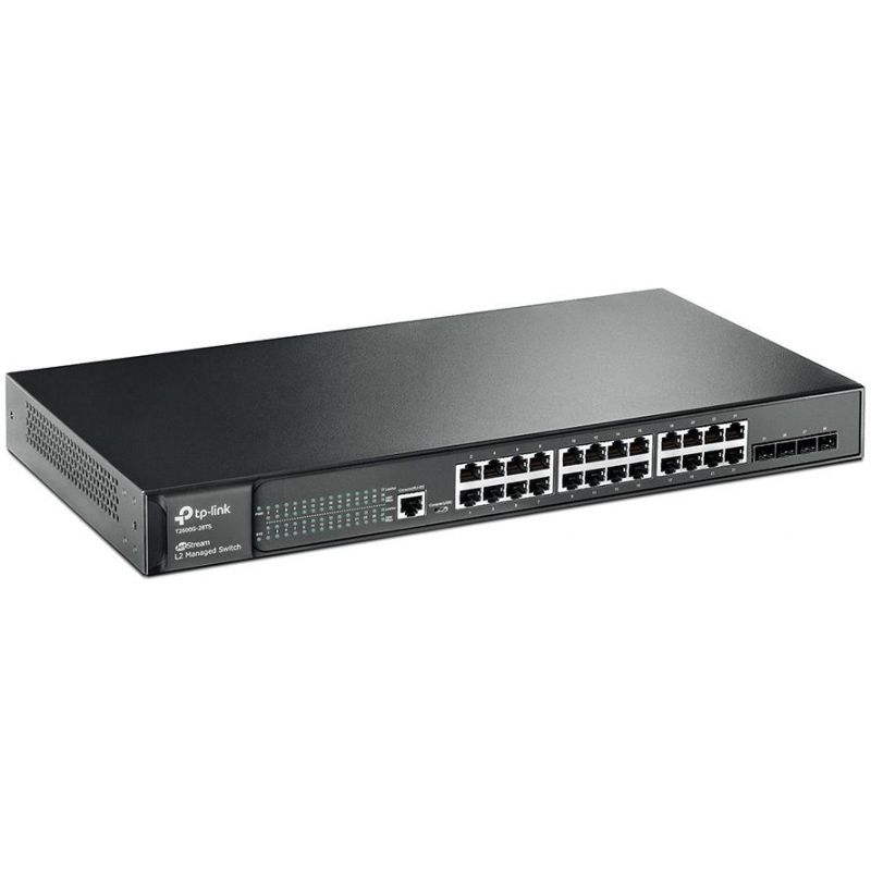 Tp-Link T2600G-28TS Gigabit L2 JetStream Manageable Switch 24 Ports 4 ...