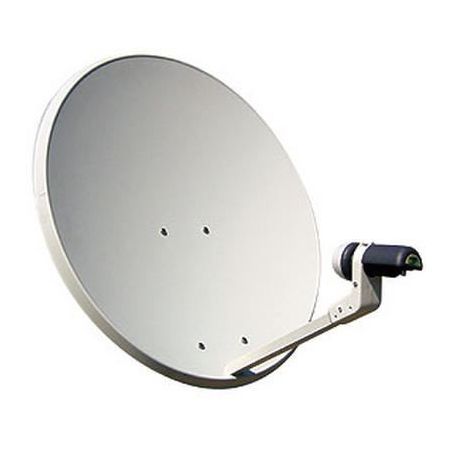 Tecatel Steel Satellite Dish 100 cm + 0.3dB LNB Inverto