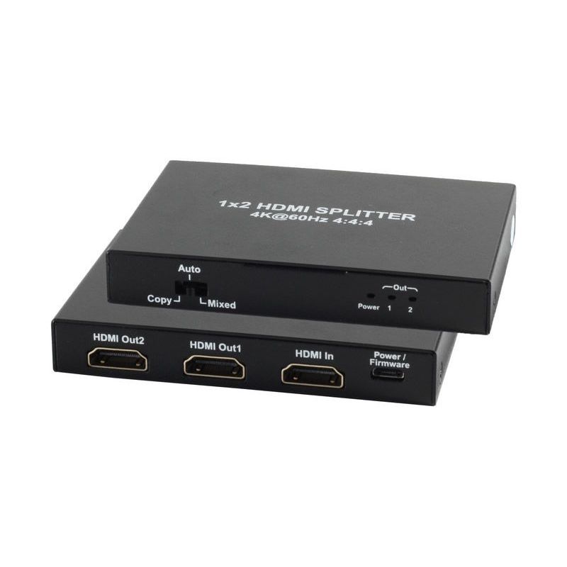 TD® HDMI Répartiteur 2 Ports 1x2 avec 1 Entrée 2 Sorties 1080p Full HD –