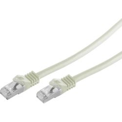 Cabo da rede RJ45 0.25m Cat 7 S/FTP PIMF y LSZH 600MHz Gris