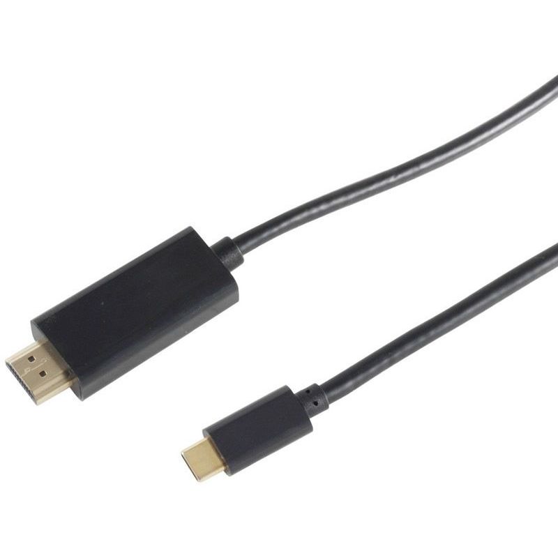 Cable HDMI con conector USB 3.1 C a HDMI A, 60Hz 3m