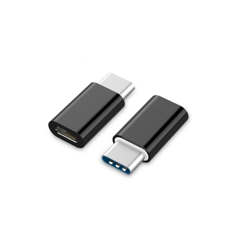 Comprar Paquete de 2 USB 3.1 tipo C hembra a micro USB macho adaptador  convertidor conector USB-C