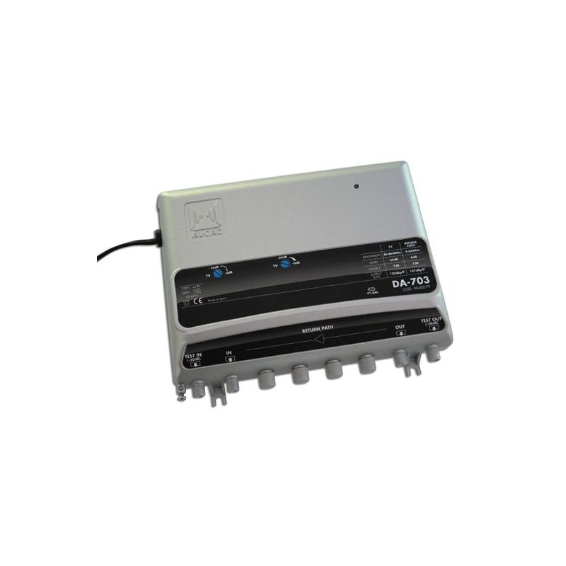 Alcad DA-703 Amplificateur de distribution TV (VR 65 MHz)