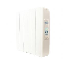 Farho ECO D ULTRA Radiateur Electrique Inertie Fluide Basse Consommation 1000W Chauffage avec Thermostat Digital Programmable