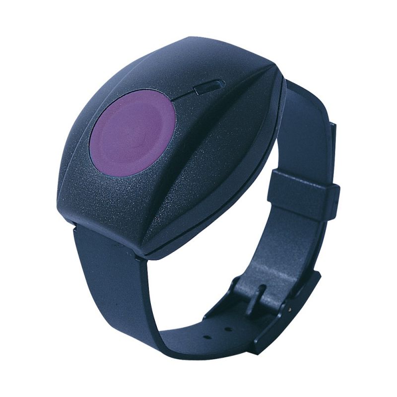 Visonic MCT-211 Waterproof wristband transmitter. emergency signs