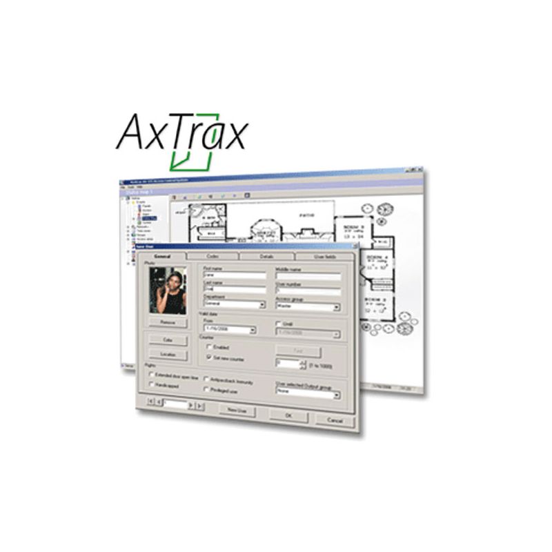 Rosslare AX-NG-L2 Software axtraxng de 257 a 512 concent. (1000 puertas)