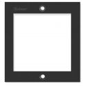 Golmar NX6001 BLACK inox frame 1 module