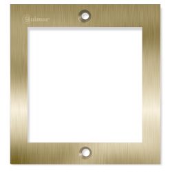 Golmar NX6001 GOLD inox frame 1 module