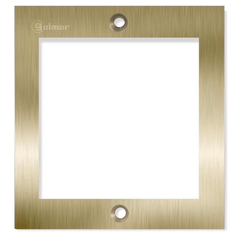 Golmar NX6001 GOLD inox frame 1 module