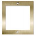 Golmar NX6001 GOLD inox frame 1 module