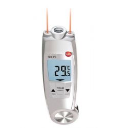 Testo 0560 1040 testo 104-IR 2 en 1 Thermomètre de pénétration repliable et infrarouge