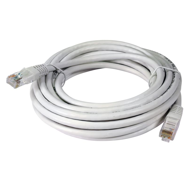 Cable red Ethernet y conector RJ45