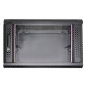 Ikusi ARP-006 Armoire rack 19 ”6U 600x450 mm. Porte en verre. Mo…