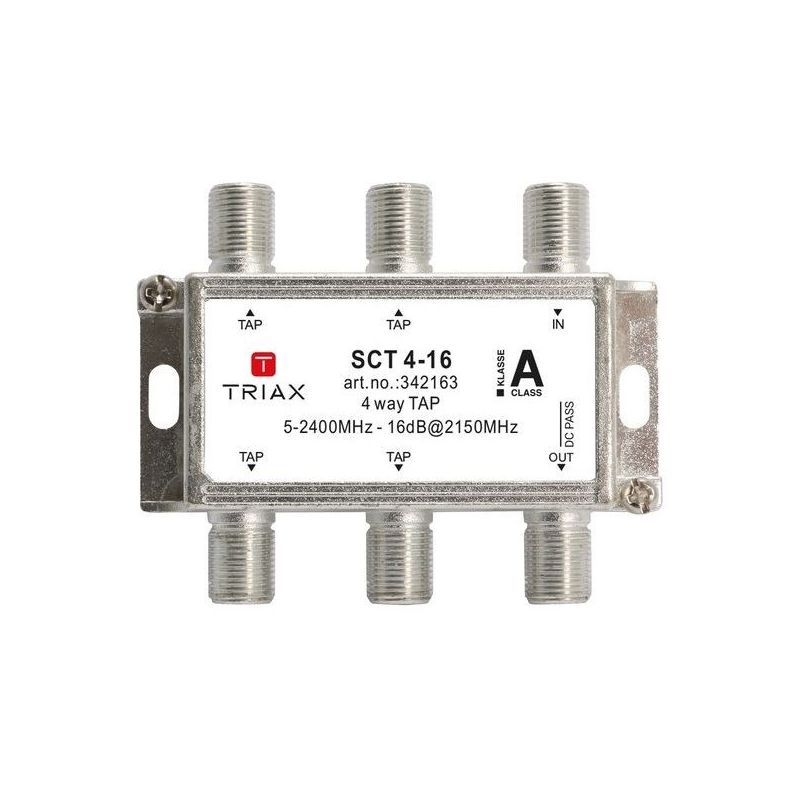 Triax SCT 4-16 Derivador de 4 salidas, atenuación 16 dB