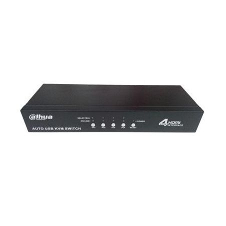 Dahua KVM0401HM-E100 Comutador KVM HDMI+USB de 4 dispositivos