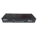 Dahua KVM0401HM-E100 Comutador KVM HDMI+USB de 4 dispositivos