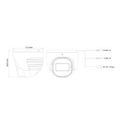 Provision DI-340IPE-MVF Dôme IP 4MP H265 WDR IR40m 2,8-12 mm…