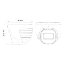 Provision DI-350A-VF Dome AHD 4IN1 5MP IR40m 2,8-12mm VF IP67