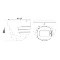 Provision DI-350A-MVF Dôme AHD 4IN1 5MP IR40m 2.8-12mm MVF IP67