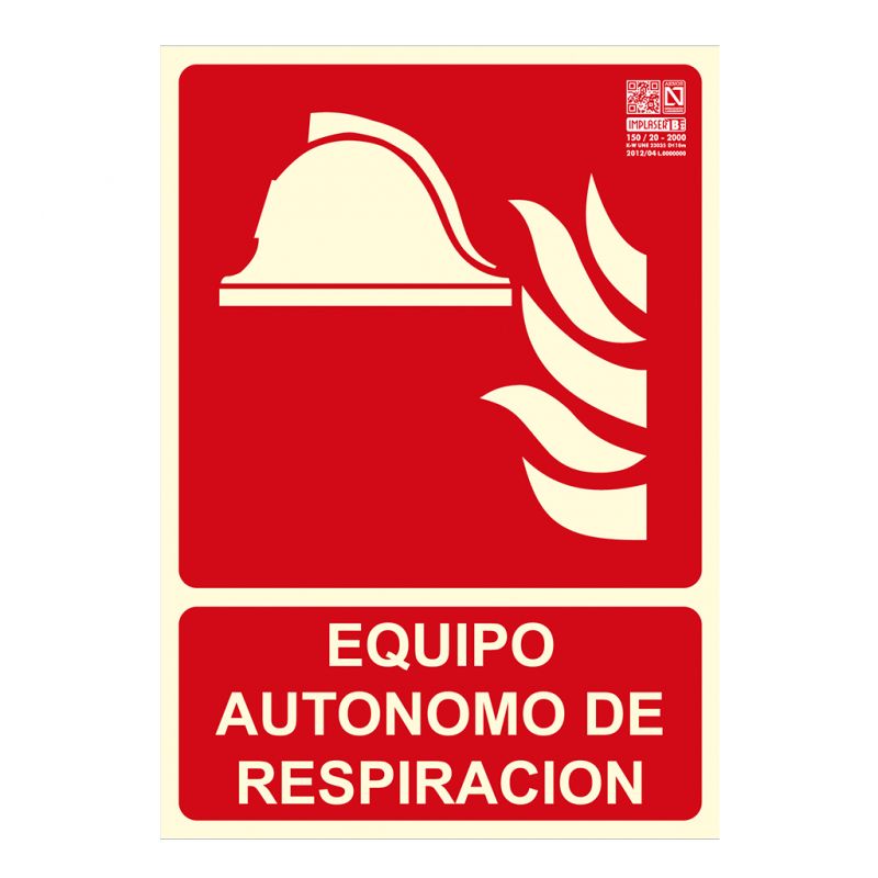 Implaser EX214N-A4 Señal equipo autónomo de respiración…