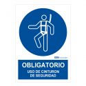 Implaser OB02-A4 Mandatory sign to use seat belt 29.7x21cm