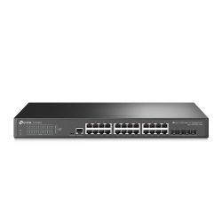 TP-LINK TL-SG3428X switch de rede Gerido L2+ Gigabit Ethernet (10/100/1000) Preto