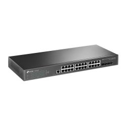 TP-LINK TL-SG3428X switch Gestionado L2+ Gigabit Ethernet (10/100/1000) Negro