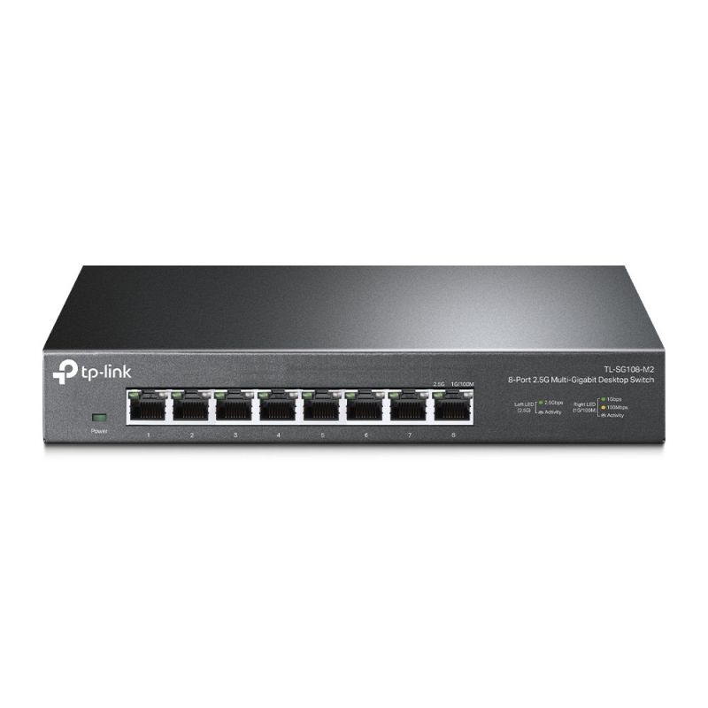 TP-LINK TL-SG108-M2 switch de rede Preto