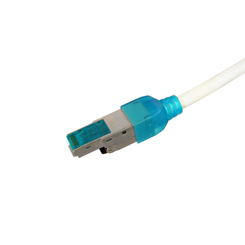 Data Connector Rj45 Ftp Cat 6a Male With Blue Protector Televes Box 25 Units 8329