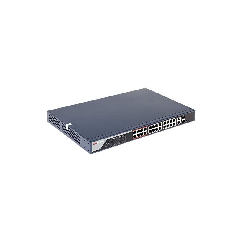 Hikvision Basic DS-3E1326P-EI Switch gestioble PoE+ de 24…