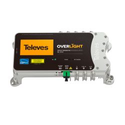 CWDM Optical Overlight Módulo Transmissor SC/APC 9dBm 64 usuários 3e: 2 Sat – RF(Terr.), 1s Sat+Terr Televes