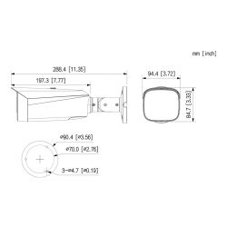 Dahua IPC-HFW5449T1-ASE-D2 Tubular IP H265 4M LENTE DUPLA COR…