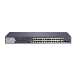 Hikvision Basic DS-3E0528HP-E Switch PoE de 24 puertos de cobre…