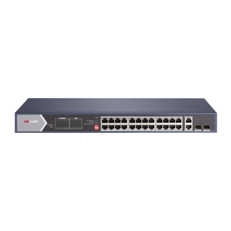 Hikvision Basic DS-3E0528HP-E Switch PoE de 24 puertos de cobre…