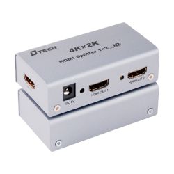 Multiplicateur de signal HDMI - 4 entrées HDMI - 4 sorties HDMI - Jusqu'à  4K (entrée et sortie) - Permet le contrôle à distance - Alimentation DC 12 V