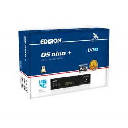 [Refurbished] Edision OS NINO+ DVB-S2 Satellite Receiver E2 LINUX Full HD, H.265/HEVC