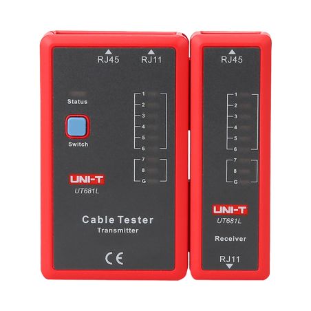 Uni-Trend UT681L - Tester de cabos, Verificação do estado dos cabos…