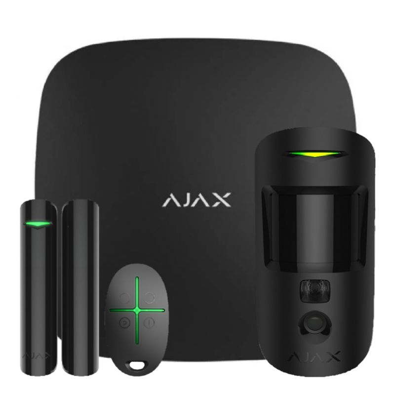 Kit de alarma Ajax vía radio 1 PIRCAM anti mascotas