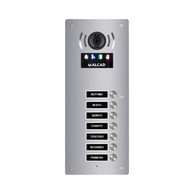 Alcad PTS-63207 Aloi audio&video panel 7 simple buttons