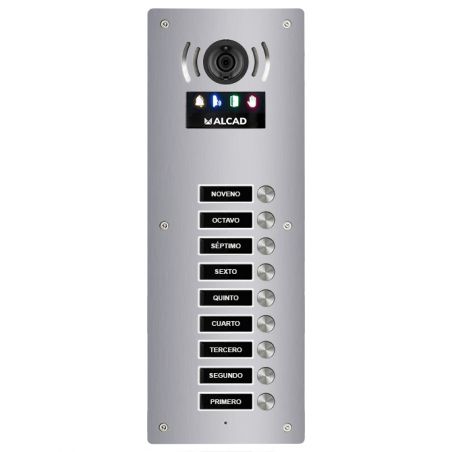 Alcad PTS-63209 Aloi audio&video panel 9 simple buttons