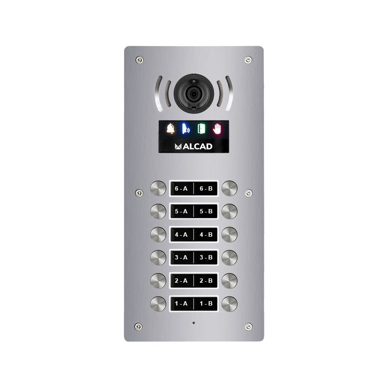 Alcad PTD-63206 Aloi audio&video panel 6 double buttons