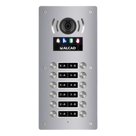 Alcad PTD-63206 Aloi audio&video panel 6 double buttons