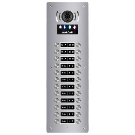 Alcad PTD-63212 Aloi audio&video panel 12 double buttons