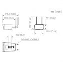 Dahua IPC-HFW3441DG-AS-4G-EAU-B-0280B Tubulaire IP H265 4M WDR…